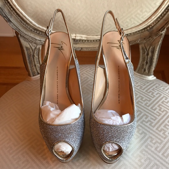 Giuseppe Zanotti metallic sling-backs - Picture 2 of 5